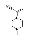 1-Piperazineacetonitrile,4-methyl--alpha--methylene-结构式