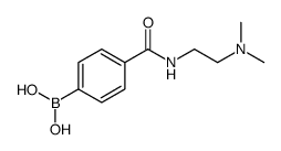 Boronic acid, B-[4-[[[2-(dimethylamino)ethyl]amino]carbonyl]phenyl]结构式