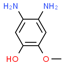 Phenol,4,5-diamino-2-methoxy-结构式