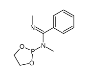 (E)-N-(1,3,2-dioxaphospholan-2-yl)-N,N'-dimethylbenzimidamide结构式
