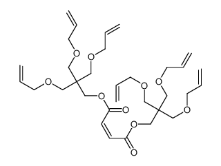 bis[3-(allyloxy)-2,2-bis[(allyloxy)methyl]propyl] maleate structure