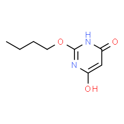 2-butoxypyrimidine-4,6-diol structure