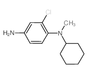 N-(4-氨基-2-氯苯基)-n-环己基-n-甲基胺结构式