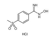 N-hydroxy-4-(methylsulfonyl)Benzenecarboximidamide hydrochloride图片