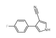 4-(4-fluorophenyl)-1h-pyrrole-3-carbonitrile Structure