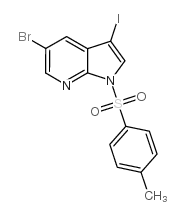 5-溴-3-碘-1-[(4-甲基苯基)磺酰基]-1H-吡咯并[2,3-B]吡啶图片