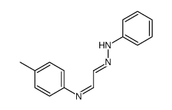 N-[2-(4-methylphenyl)iminoethylideneamino]aniline结构式