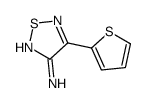 4-thiophen-2-yl-1,2,5-thiadiazol-3-amine结构式
