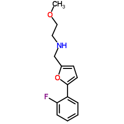 N-{[5-(2-Fluorophenyl)-2-furyl]methyl}-2-methoxyethanamine Structure