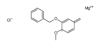 magnesium,4-methanidyl-1-methoxy-2-phenylmethoxybenzene,chloride Structure