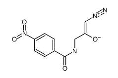 1-diazonio-3-[(4-nitrobenzoyl)amino]prop-1-en-2-olate结构式
