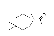 1-(3,3,5-trimethyl-7-azabicyclo[3.2.1]octan-7-yl)ethanone结构式