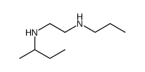 N-2-BUTYL-N'-PROPYLETHYLENEDIAMINE Structure