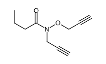 N-prop-2-ynoxy-N-prop-2-ynylbutanamide Structure