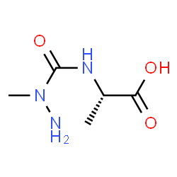 L-Alanine,N-[(1-methylhydrazino)carbonyl]-(9CI)结构式