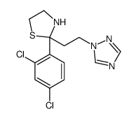 2-(2,4-dichlorophenyl)-2-[2-(1,2,4-triazol-1-yl)ethyl]-1,3-thiazolidine Structure