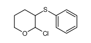 2-chloro-3-phenylsulfanyloxane Structure