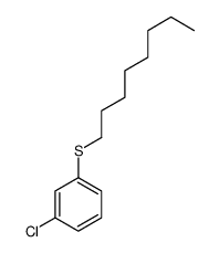 1-chloro-3-octylsulfanylbenzene结构式