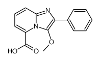3-methoxy-2-phenylimidazo[1,2-a]pyridine-5-carboxylic acid结构式