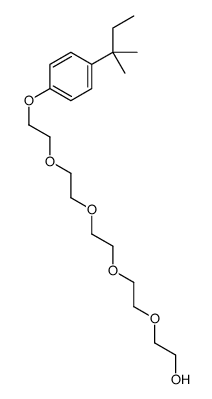 2-[2-[2-[2-[2-[4-(2-methylbutan-2-yl)phenoxy]ethoxy]ethoxy]ethoxy]ethoxy]ethanol Structure