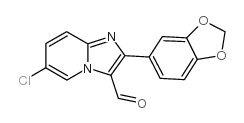 2-BENZO[1,3]DIOXOL-5-YL-6-CHLORO-IMIDAZO[1,2-A]PYRIDINE-3-CARBALDEHYDE picture