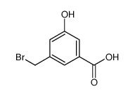 3-(bromomethyl)-5-hydroxybenzoic acid结构式