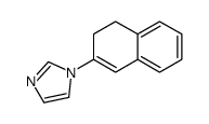 1-(3,4-二氢-2-萘)-1H-咪唑结构式