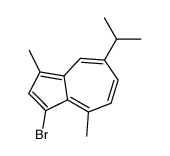 3-bromo-1,4-dimethyl-7-propan-2-ylazulene Structure