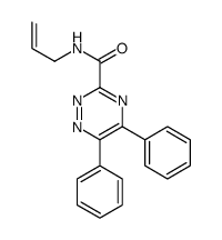 5,6-diphenyl-N-prop-2-enyl-1,2,4-triazine-3-carboxamide Structure