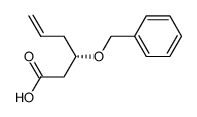 (S)-3-benzyloxy-hex-5-enoic acid结构式