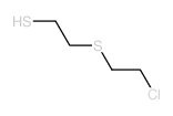 2-(2-chloroethylsulfanyl)ethanethiol结构式