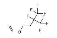 4-ethenoxy-1,1,1,2-tetrafluoro-2-(trifluoromethyl)butane Structure