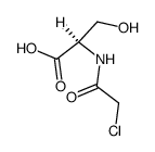 N-chloroacetyl-D-serine结构式