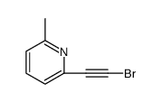 Pyridine, 2-(2-bromoethynyl)-6-methyl结构式