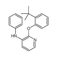 2-(2-tert-butylphenoxy)-N-phenylpyridin-3-amine Structure