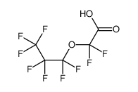 2,2-difluoro-2-(1,1,2,2,3,3,3-heptafluoropropoxy)acetic acid结构式