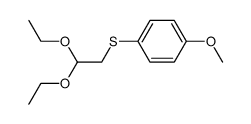 4-methoxythiophenoxylacetaldehyde dimethyl acetal结构式