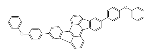 5,12-bis(4-phenoxyphenyl)rubicene结构式