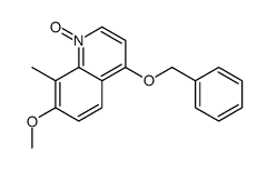 7-methoxy-8-methyl-1-oxido-4-phenylmethoxyquinolin-1-ium Structure
