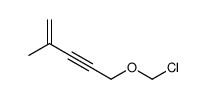 5-(chloromethoxy)-2-methylpent-1-en-3-yne Structure