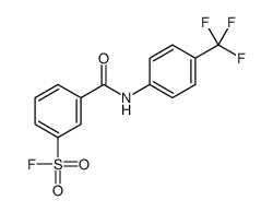 3-[[4-(trifluoromethyl)phenyl]carbamoyl]benzenesulfonyl fluoride结构式