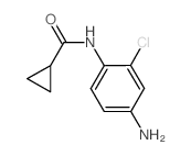 N-(4-Amino-2-chlorophenyl)cyclopropanecarboxamide结构式
