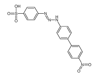 4-[[4-(4-nitrophenyl)anilino]diazenyl]benzenesulfonic acid结构式