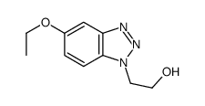 2-(5-ethoxybenzotriazol-1-yl)ethanol结构式