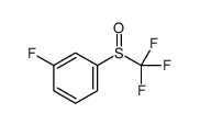 1-fluoro-3-(trifluoromethylsulfinyl)benzene Structure