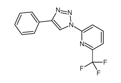 2-(4-phenyltriazol-1-yl)-6-(trifluoromethyl)pyridine Structure