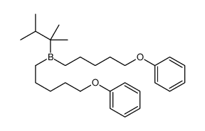 2,3-dimethylbutan-2-yl-bis(5-phenoxypentyl)borane Structure