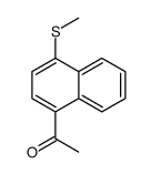 1-(4-methylsulfanylnaphthalen-1-yl)ethanone结构式