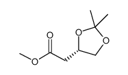 methyl (4s)-(+)-2,2-dimethyl-1,3-dioxolane-4-acetate Structure