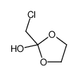2-(chloromethyl)-1,3-dioxolan-2-ol Structure